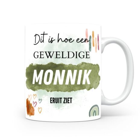 Mok bedrukken met beroep Monnik