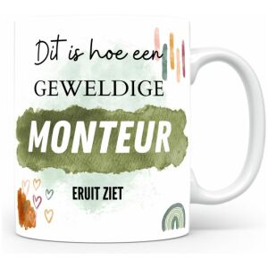 Mok bedrukken met beroep Monteur