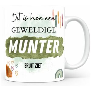 Mok bedrukken met beroep Munter