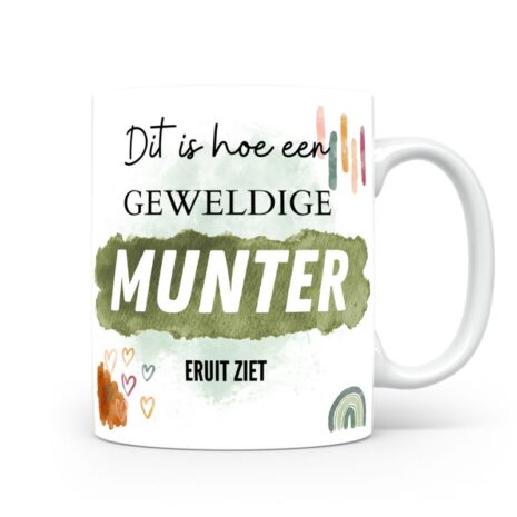 Mok bedrukken met beroep Munter