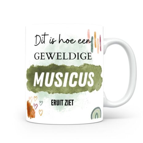 Mok bedrukken met beroep Musicus