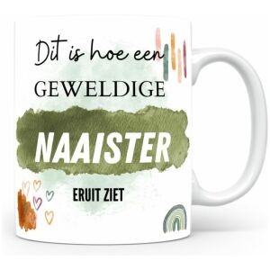 Mok bedrukken met beroep Naaister