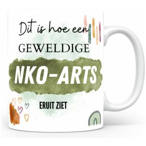 Mok bedrukken met beroep Nko-arts