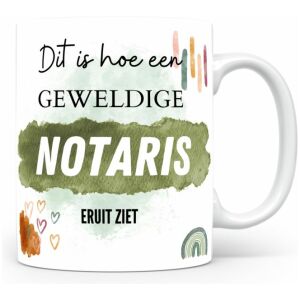 Mok bedrukken met beroep Notaris