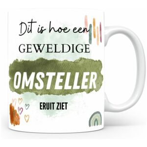 Mok bedrukken met beroep Omsteller