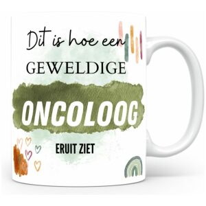 Mok bedrukken met beroep Oncoloog