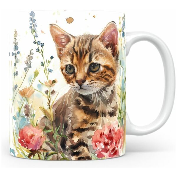 9-Suffix-ED-MD-CWAF-S11-02 Bengal Cat 03 - Mug