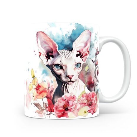 91-Suffix-ED-MD-CWAF-S11-16 Sphynx Cat 01 - Mug