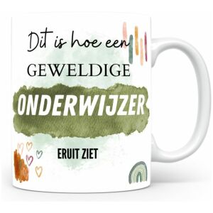 Mok bedrukken met beroep Onderwijzer