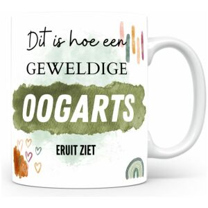 Mok bedrukken met beroep Oogarts