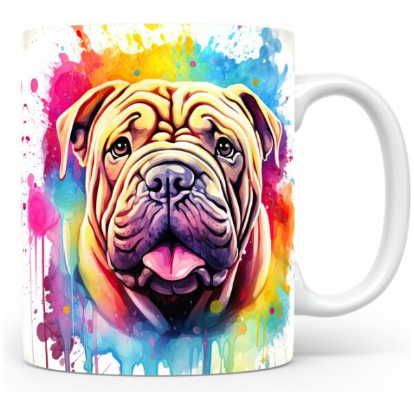 92-Suffix-ED-MD-SRB-S08-16 Shar Pei 02 - Mug