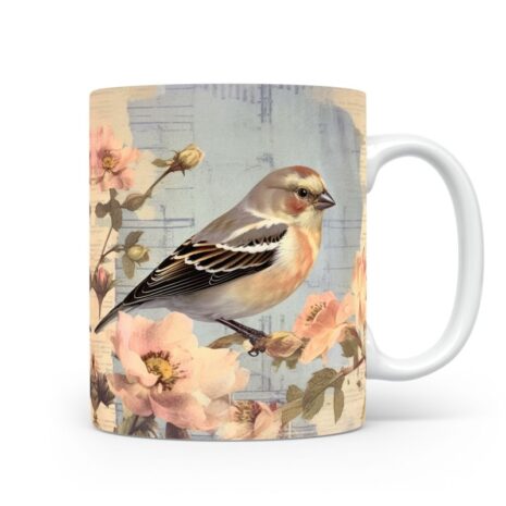 92-Suffix-ED-MD-VTD-S01-16 Snow Bunting 02 - Mug