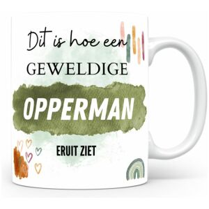 Mok bedrukken met beroep Opperman