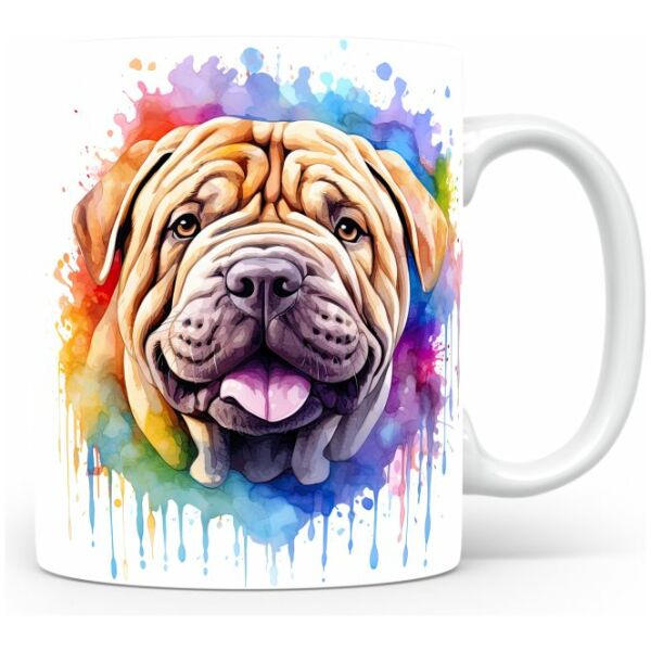 93-Suffix-ED-MD-SRB-S08-16 Shar Pei 03 - Mug