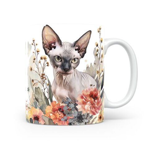 94-Suffix-ED-MD-CWAF-S11-16 Sphynx Cat 04 - Mug