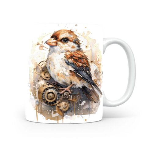 95-Suffix-ED-MD-SMP-S01-16 Snow Bunting 05 - Mug