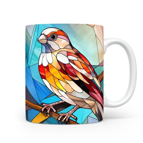 96-Suffix-ED-MD-SDGS-S12-16 Snow Bunting 06 - Mug