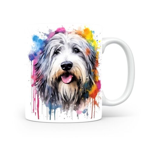 98-Suffix-ED-MD-SRB-S08-17 Old English Sheepdog 02 - Mug