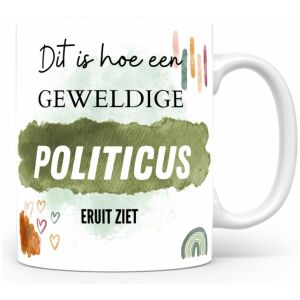 Mok bedrukken met beroep Politicus