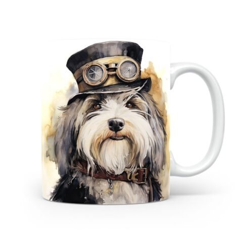 99-Suffix-ED-MD-SMP-S08-17 Old English Sheepdog 03 - Mug