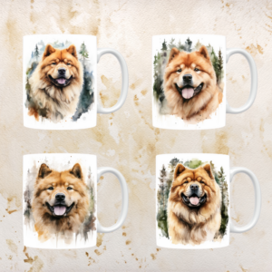 Chow Chow mokken set van 4