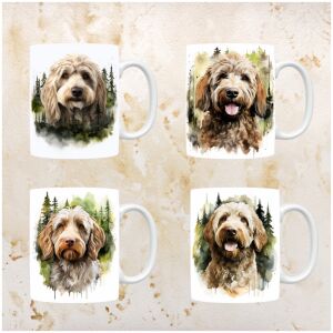 Labradoodle mokken set van 4