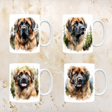 Leonberger mokken set van 4