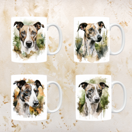 Whippet mokken set van 4