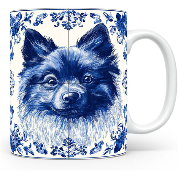 Collectable mok Keeshond Beker voor koffie of tas voor thee
