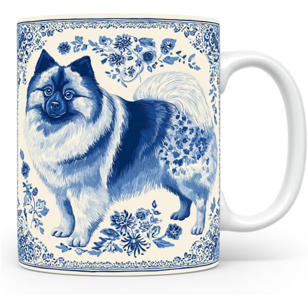 Collectable mok Keeshond Beker voor koffie of tas voor thee