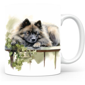 Collectable mok Keeshond Beker voor koffie of tas voor thee