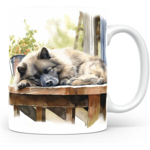 Collectable mok Keeshond Beker voor koffie of tas voor thee