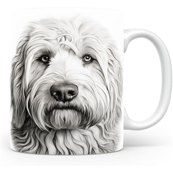 Collectable mok Komondor Beker voor koffie of tas voor thee
