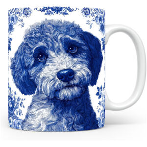 Collectable mok Labradoodle Beker voor koffie of tas voor thee