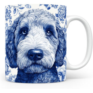 Collectable mok Labradoodle Beker voor koffie of tas voor thee