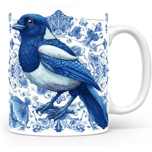 Collectable mok Magpie Beker voor koffie of tas voor thee