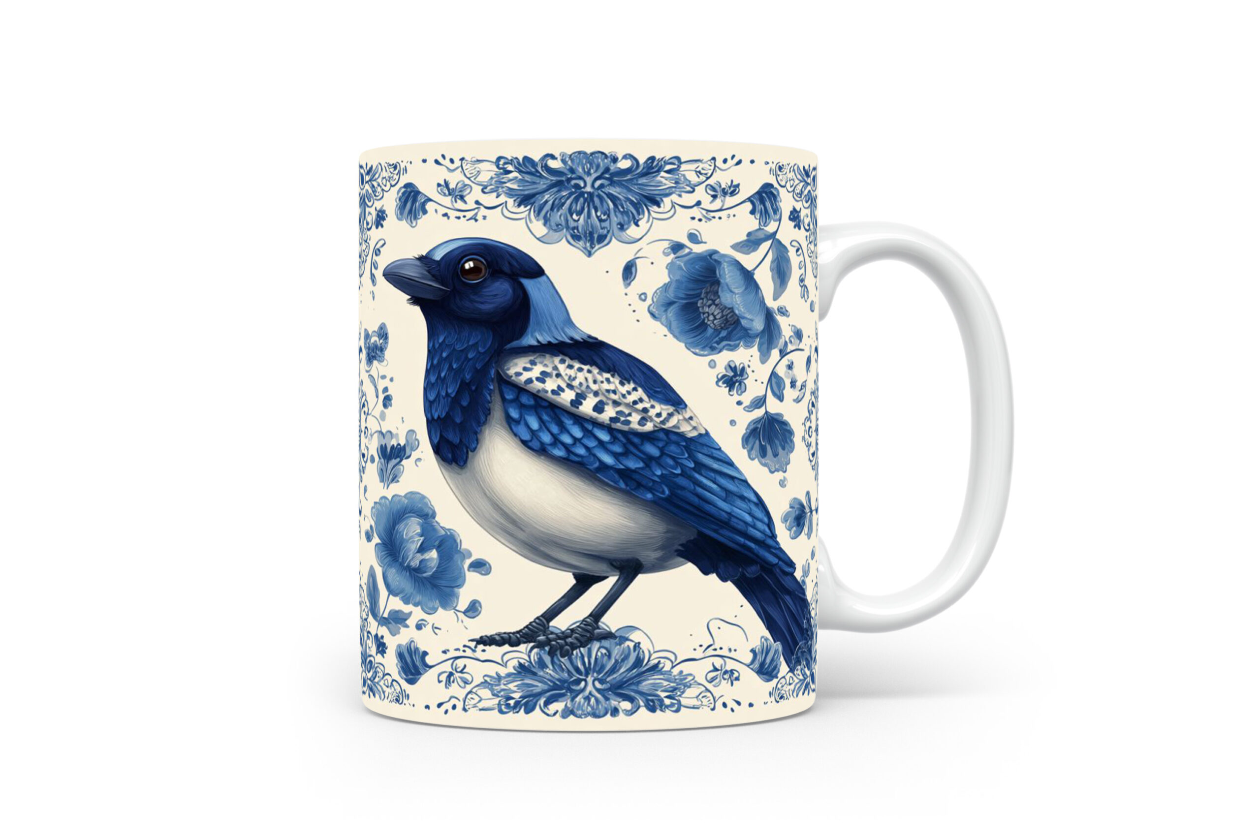 Mok Magpie Collectable mok Magpie Beker voor koffie of tas voor thee