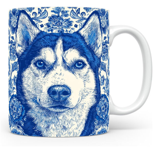 Collectable mok Malamute Husky mix Beker voor koffie of tas voor thee