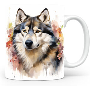 Collectable mok Malamute Beker voor koffie of tas voor thee
