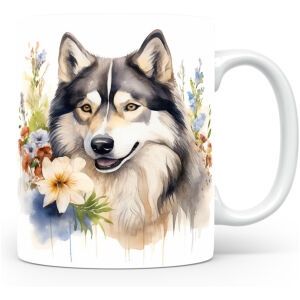Collectable mok Malamute Beker voor koffie of tas voor thee