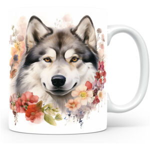 Collectable mok Malamute Beker voor koffie of tas voor thee