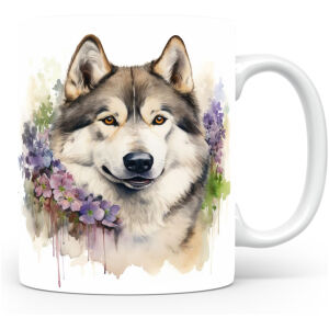 Collectable mok Malamute Beker voor koffie of tas voor thee