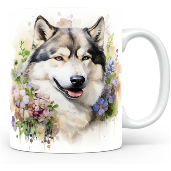 Collectable mok Malamute Beker voor koffie of tas voor thee