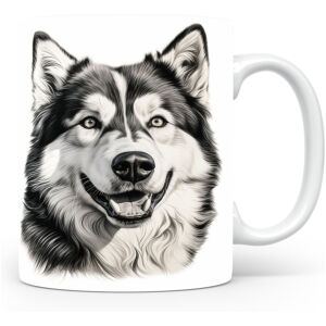 Collectable mok Malamute Beker voor koffie of tas voor thee
