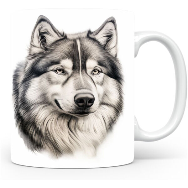 Collectable mok Malamute Beker voor koffie of tas voor thee