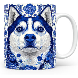 Collectable mok Malamute Beker voor koffie of tas voor thee