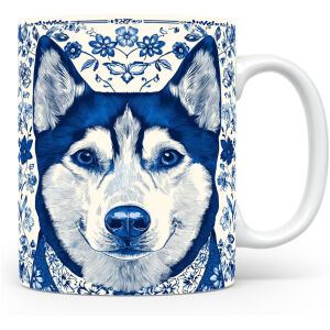 Collectable mok Malamute Beker voor koffie of tas voor thee
