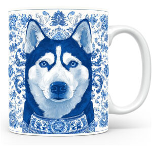 Collectable mok Malamute Beker voor koffie of tas voor thee