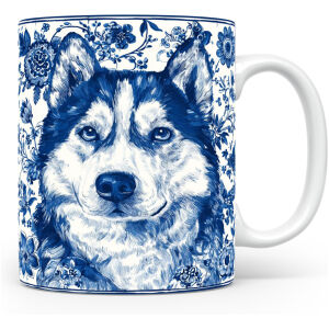 Collectable mok Malamute Beker voor koffie of tas voor thee