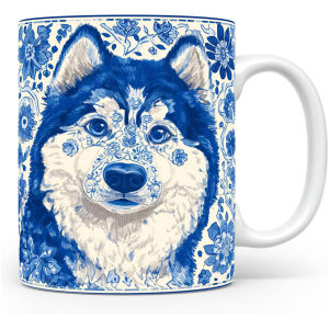Collectable mok Malamute Beker voor koffie of tas voor thee
